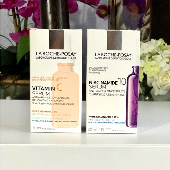 La Roche Posay Skincare La Roche Posay Vitamin C Niacinamide Serums 2 Poshmark